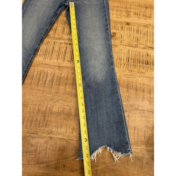 Rag & Bone Nina High-Rise Flare Frayed Ankle Jeans Womens Size 23 - Picture 9 of 11